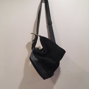 BDG Genuine Suede Bucket Bag